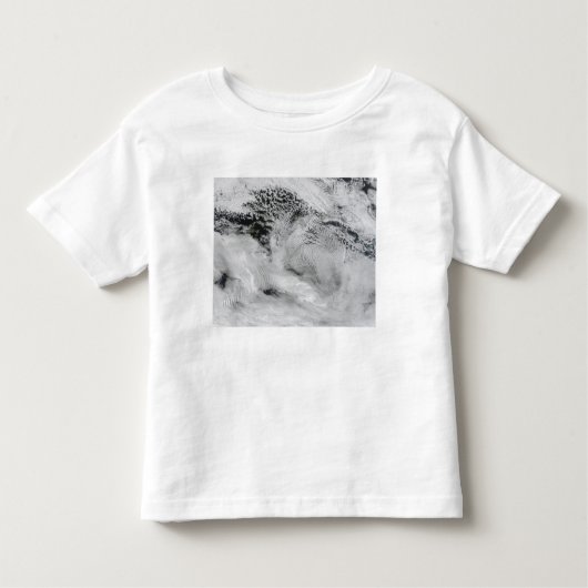Wellenförmige Wellenwolken Kleinkind T-shirt (Vorderseite)