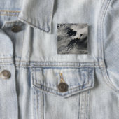 Wellenförmige Wellenwolken und Wolkenbrüche Button (Beispiel)