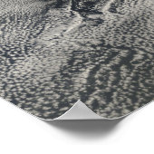 Wellenförmige Wellenwolken und Wolkenbrüche Poster (Ecke)