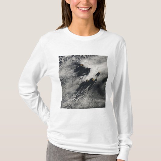 Wellenförmige Wellenwolken und Wolkenbrüche T-Shirt (Vorderseite)