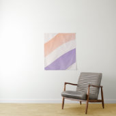 Wellenförmiger Gradient Beruhigende Linien Wandteppich (Beispiel)