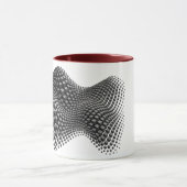 Wellenförmiger Metallwürfel Tasse (Zentrum)