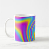 wellenförmiger Regenbogen Kaffeetasse (Links)