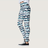 Wellenförmiges Muster Leggings (Links)