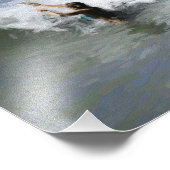 Wellenfoto spielen Drucken Fotodruck (Ecke)