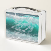 Wellengang Metall Brotdose (Rückseite)