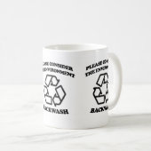 Wellengang-Recyceln Kaffeetasse (VorderseiteRechts)