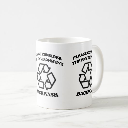 Wellengang-Recyceln Kaffeetasse (VorderseiteRechts)
