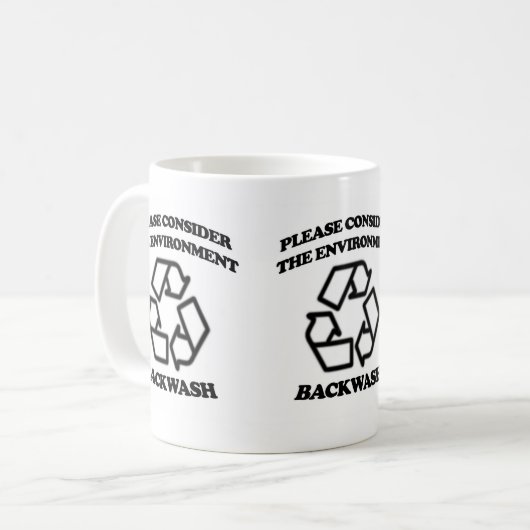 Wellengang-Recyceln Kaffeetasse (Vorderseite Links)
