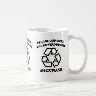 Wellengang-Recyceln Kaffeetasse