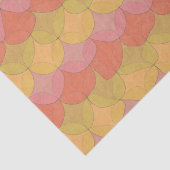Wellengeometrisches Gewebepapier Seidenpapier (Detail)