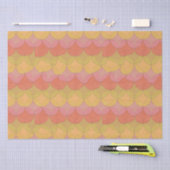 Wellengeometrisches Gewebepapier Seidenpapier (Handwerk)