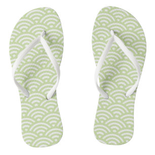 Wellenhintergrund Badesandalen