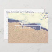 Wellenkarte Postkarte (Vorne/Hinten)