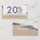 Wellenkarte Rabattkarte (Vorne/Hinten)