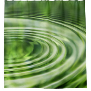 Wellenkonzentrische Wellen Duschvorhang
