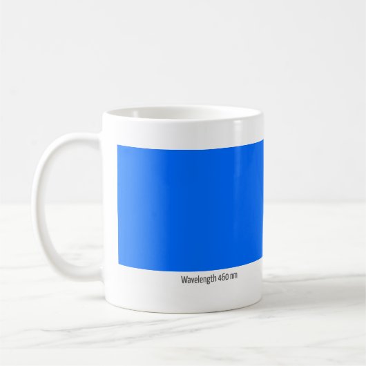 Wellenlänge 460 Nanometer Kaffeetasse (Links)