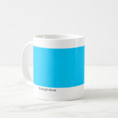 Wellenlänge 480 Nanometer Kaffeetasse (Vorderseite Links)