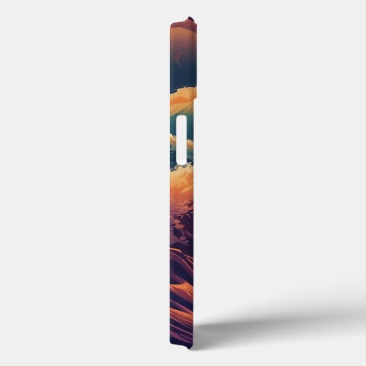 Wellenlänge Rot und Orange Case-Mate iPhone Hülle (Rückseite / Rechts)