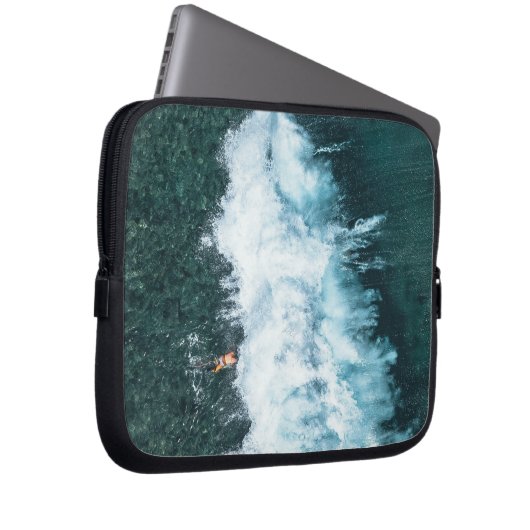 Wellenlinie Laptopschutzhülle (Vorne Rechts)