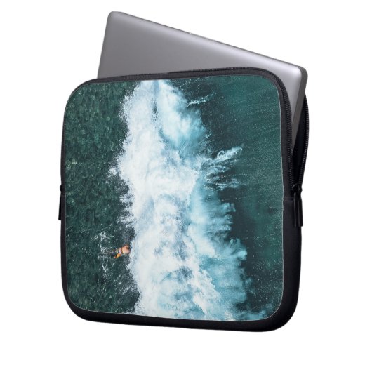 Wellenlinie Laptopschutzhülle (Vorderseite Links)