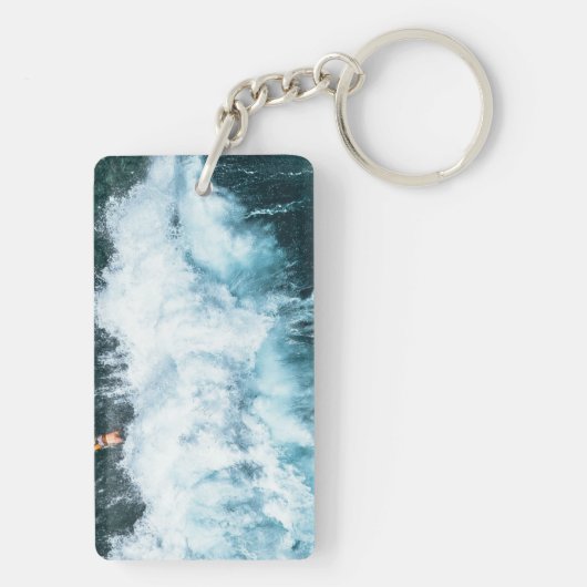 Wellenlinie Schlüsselanhänger (Rückseite)