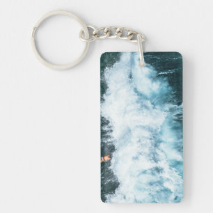 Wellenlinie Schlüsselanhänger