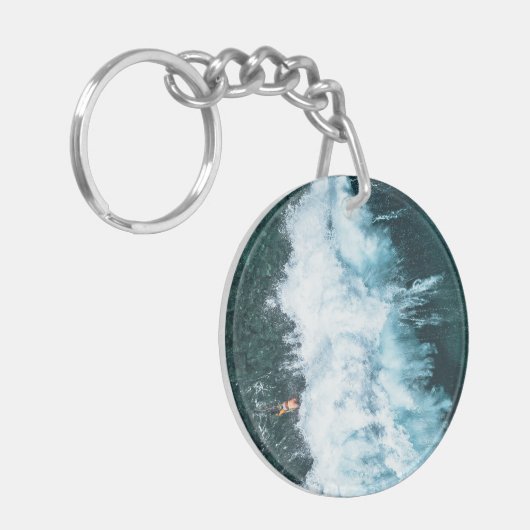 Wellenlinie Schlüsselanhänger (Vorderseite links)