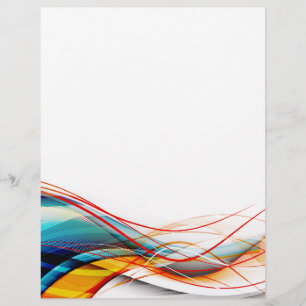 Wellenlinien Moderne Wissenschaft und Technologie  Flyer