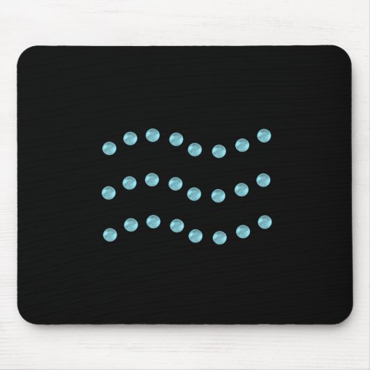 Wellenlinien Mousepad (Vorne)
