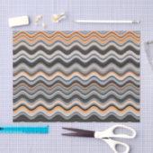 Wellenlinienmuster seidenpapier (Handwerk)