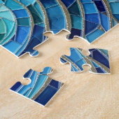 Wellenmeer-Mosaikkunst Puzzle (Seite)