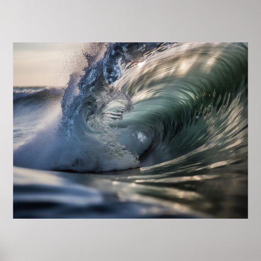 Wellenmeer Poster (Vorne)