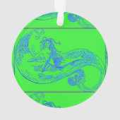 Wellenmelder-Ornament Ornament (Rückseite)