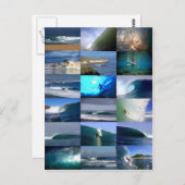 Wellenmontage Postkarte (Vorne/Hinten)