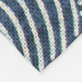 Wellenmuster, japanisches Design Fleecedecke (Ecke)