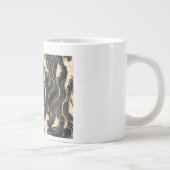 Wellenmuster Jumbo-Tasse (Rechts)