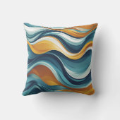 Wellenmuster Kissen (Rückseite)