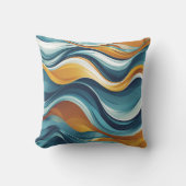 Wellenmuster Kissen (Vorderseite)