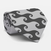 Wellenmuster Krawatte (Gerollt)