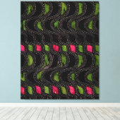 Wellenmuster Leinwanddruck (Insitu (Holzboden))