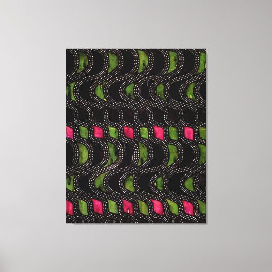 Wellenmuster Leinwanddruck (Vorderseite)