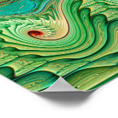 Wellenmuster Poster (Ecke)