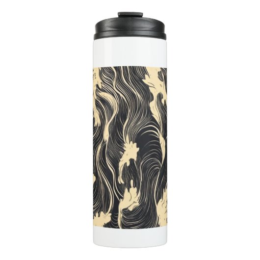 Wellenmuster Thermosbecher (Vorderseite)