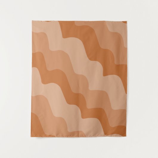 Wellenmuster Wandteppich (Vorderseite)