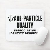Wellenpartikeleigenschaft in der Physik ist eine d Mousepad (Mit Mouse)