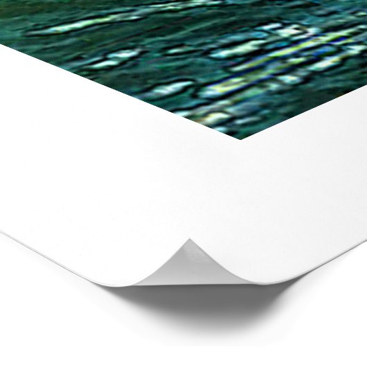 Wellenposter ab 14.95 Uhr surfen Poster (Ecke)