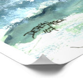 Wellenposter Poster (Ecke)