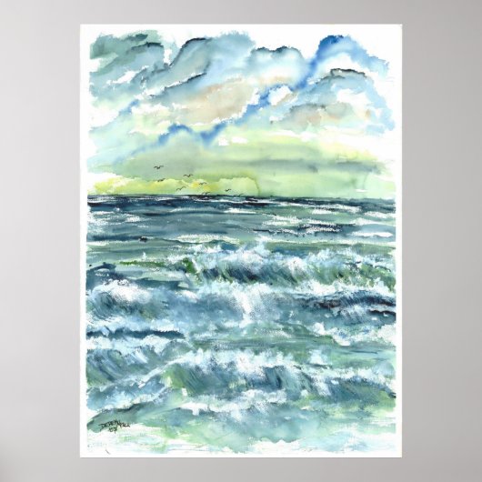 Wellenposter Poster (Vorne)