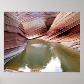 Wellenreflektion Poster (Vorne)